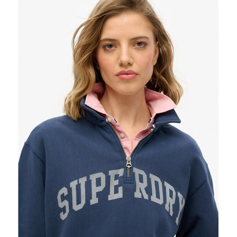 Superdry Athletic Essentials Collared Half Zip image number 2